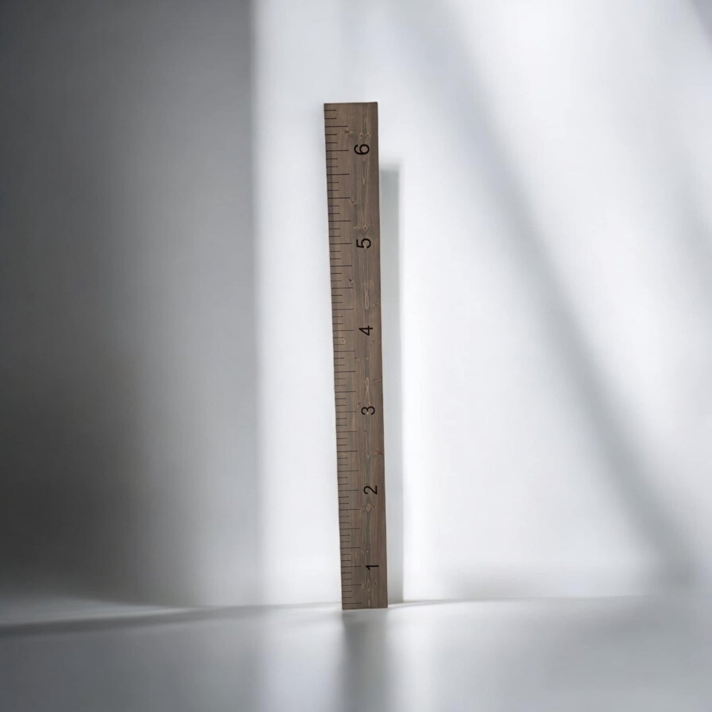 Wood Grow Chart - Classic Grey