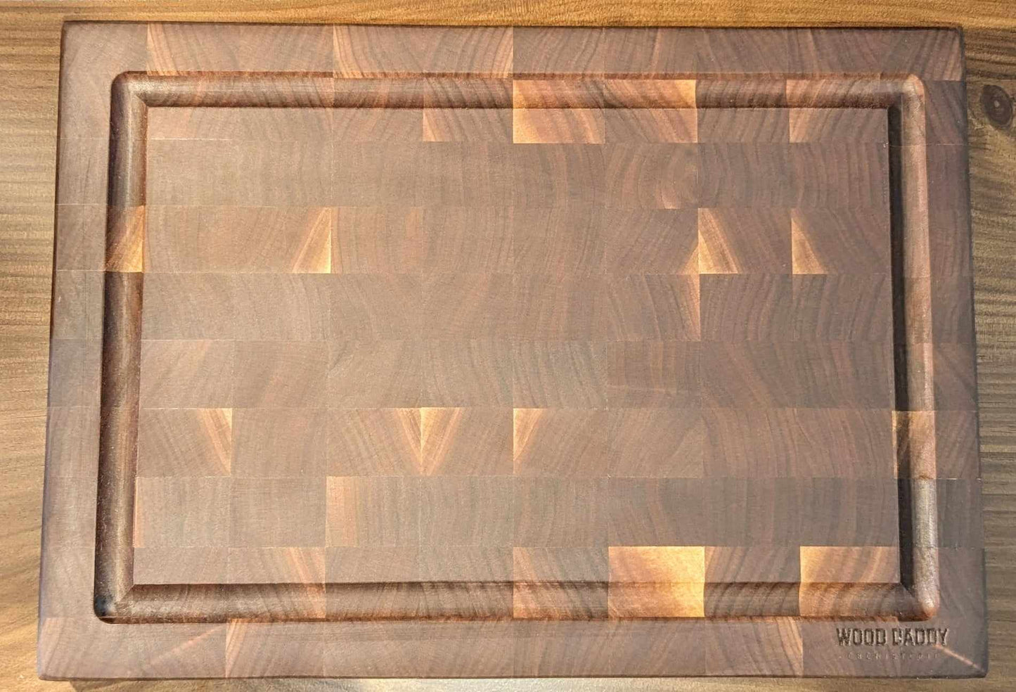 Walnut End Grain Cutting Board - "The Wally"